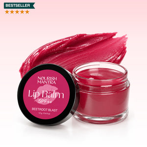 Beetroot Lip Balm for Dry Lips With SPF++