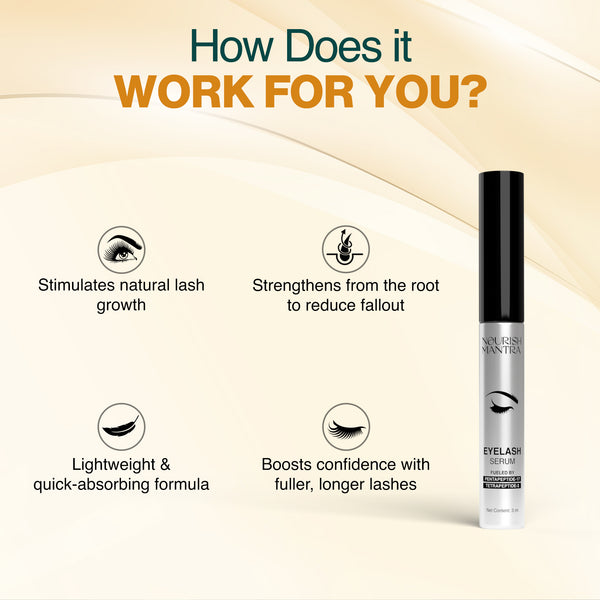 Eyelash Growth Serum with Tetrapeptide + Pentapeptide